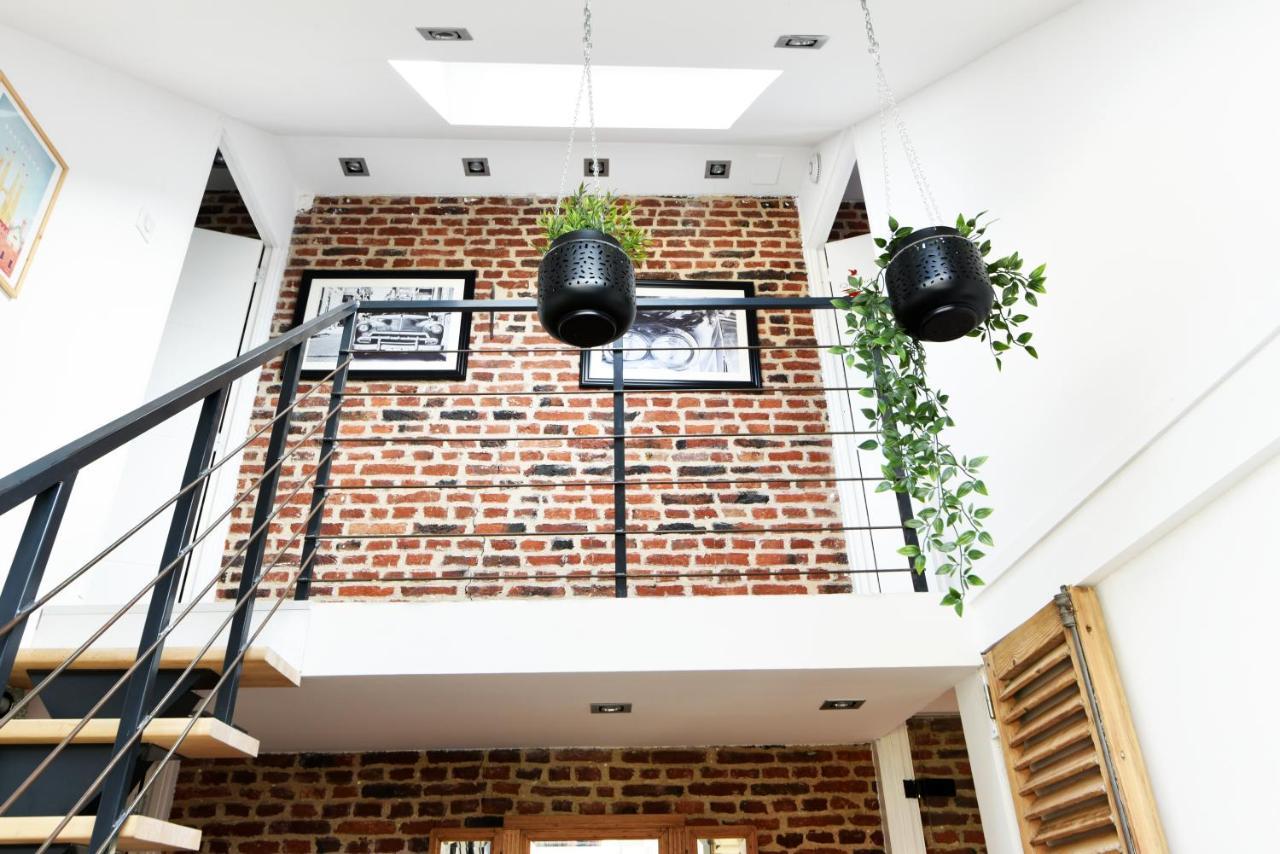 MAISON VIEUX LILLE 3 chambres parking privé gratuit 24H24H Accès Esterno foto