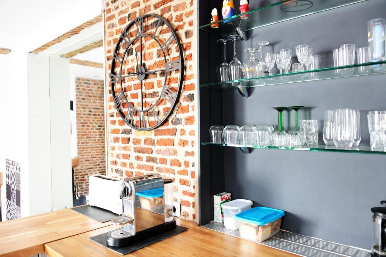 MAISON VIEUX LILLE 3 chambres parking privé gratuit 24H24H Accès Esterno foto
