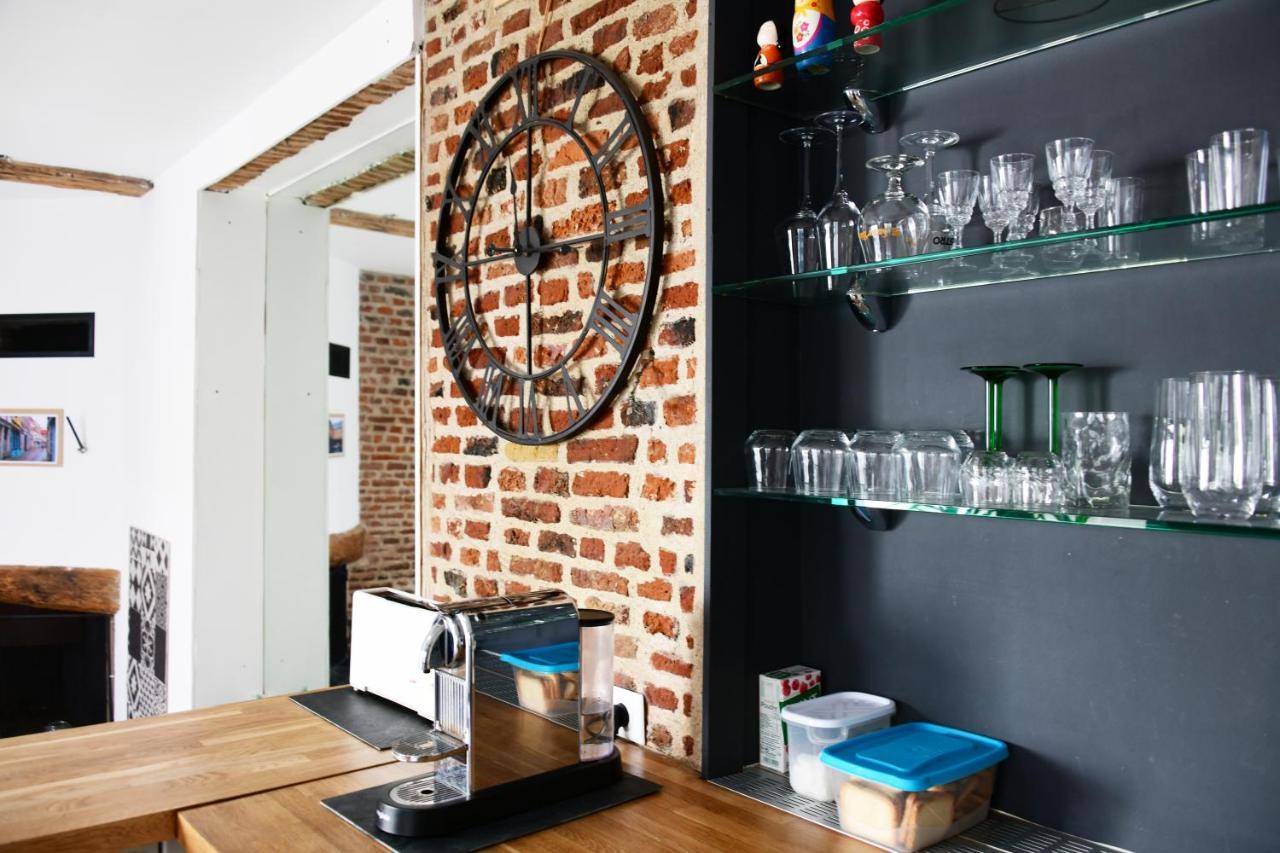 MAISON VIEUX LILLE 3 chambres parking privé gratuit 24H24H Accès Esterno foto